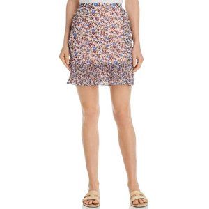 The East Order Nilaya Floral Pleated Mini Skirt